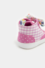 Load image into Gallery viewer, Mothercare Gingham Pram Trainers
