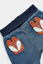 Load image into Gallery viewer, Mothercare Fox Denim Joggers

