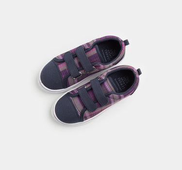 Mothercare Check Canvas Trainers