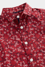 Load image into Gallery viewer, Mothercare Red Floral Shirt
