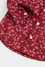 Load image into Gallery viewer, Mothercare Red Floral Shirt

