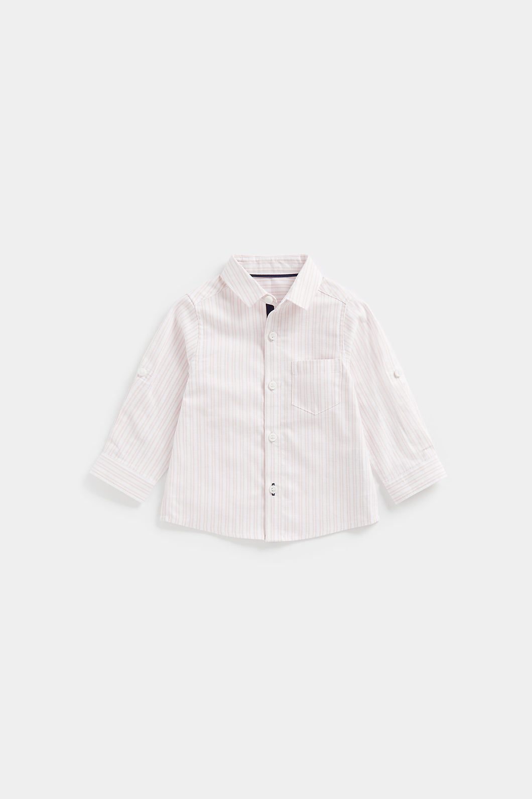 Mothercare Pink Stripe Oxford Shirt