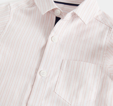 Mothercare Pink Stripe Oxford Shirt