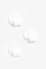 Mothercare White Baby Mitts - 3 Pack
