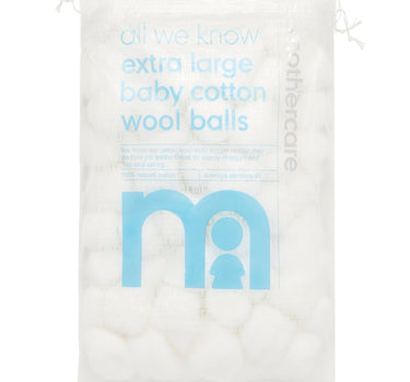 Mothercare Extra Large Cotton Wool Balls - 60 Pack