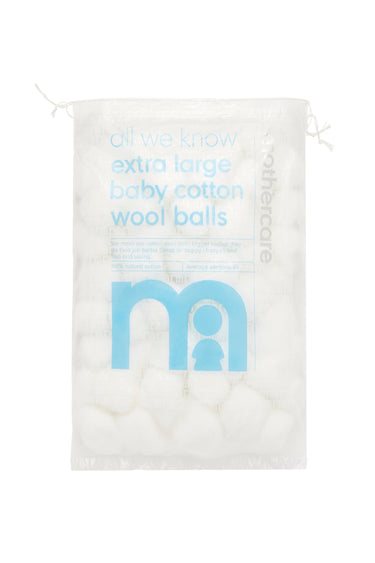 Mothercare Extra Large Cotton Wool Balls - 60 Pack