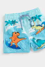 Load image into Gallery viewer, Mothercare Dinosaur Board Shorts
