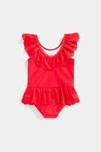 Load image into Gallery viewer, Mothercare Broderie Frill Swimsuit
