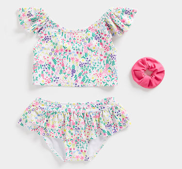 Mothercare Ditsy Tankini with Hair Ties