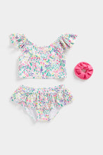 Load image into Gallery viewer, Mothercare Ditsy Tankini with Hair Ties
