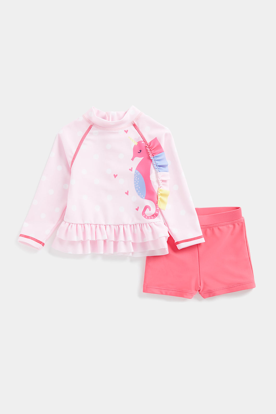 Mothercare Seahorse Sunsafe Rash Vest and Shorts Set