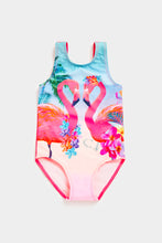 Load image into Gallery viewer, Mothercare Flamingo Swimsuit
