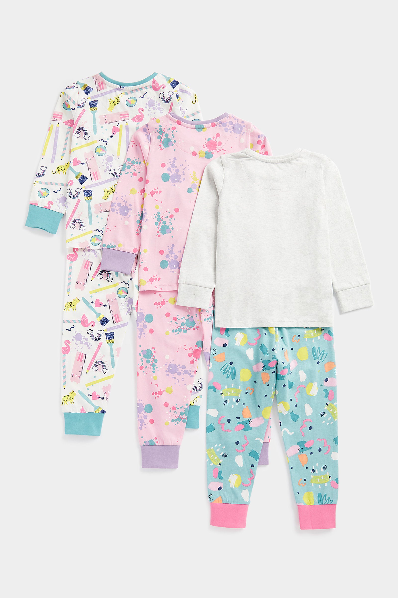 Mothercare Artist Pyjamas - 3 Pack