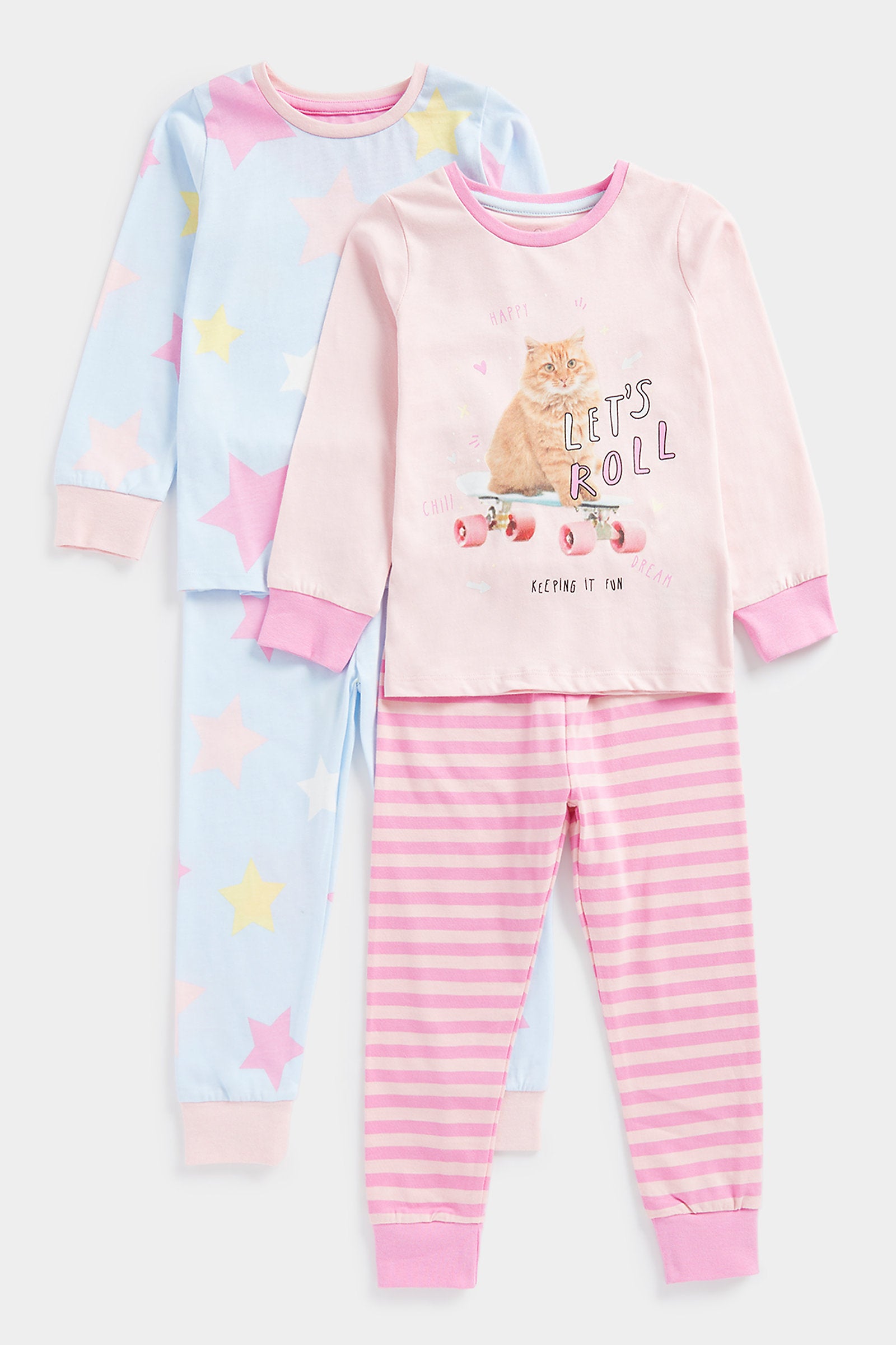 Mothercare Let's Roll Pyjamas - 2 Pack