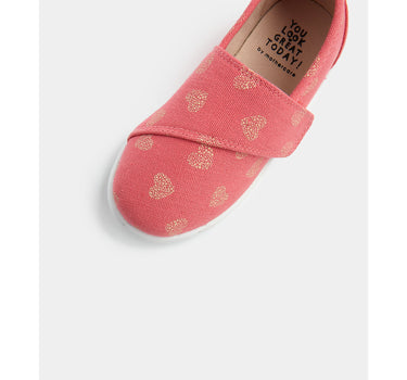 Mothercare Hearts Canvas Shoes
