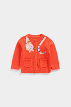 Load image into Gallery viewer, Mothercare Cat Knitted Cardigan
