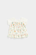 Load image into Gallery viewer, Mothercare Floral Broderie T-Shirt
