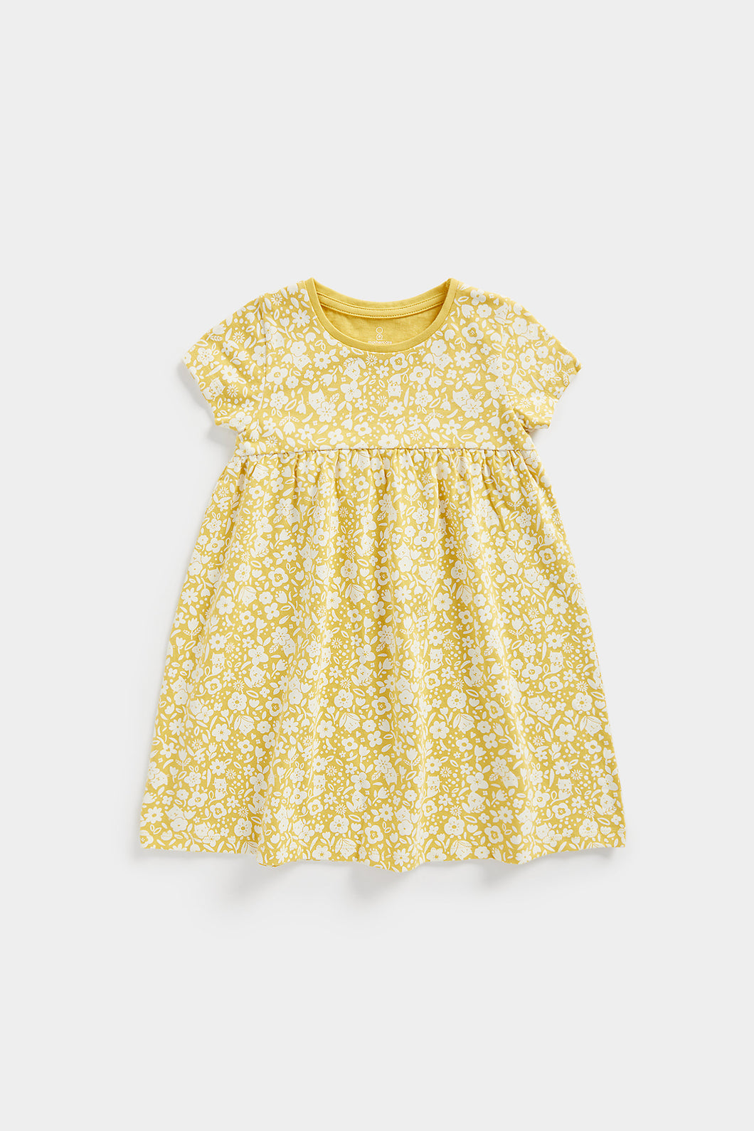 Mothercare Mustard Floral Jersey Dress