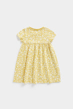 Load image into Gallery viewer, Mothercare Mustard Floral Jersey Dress
