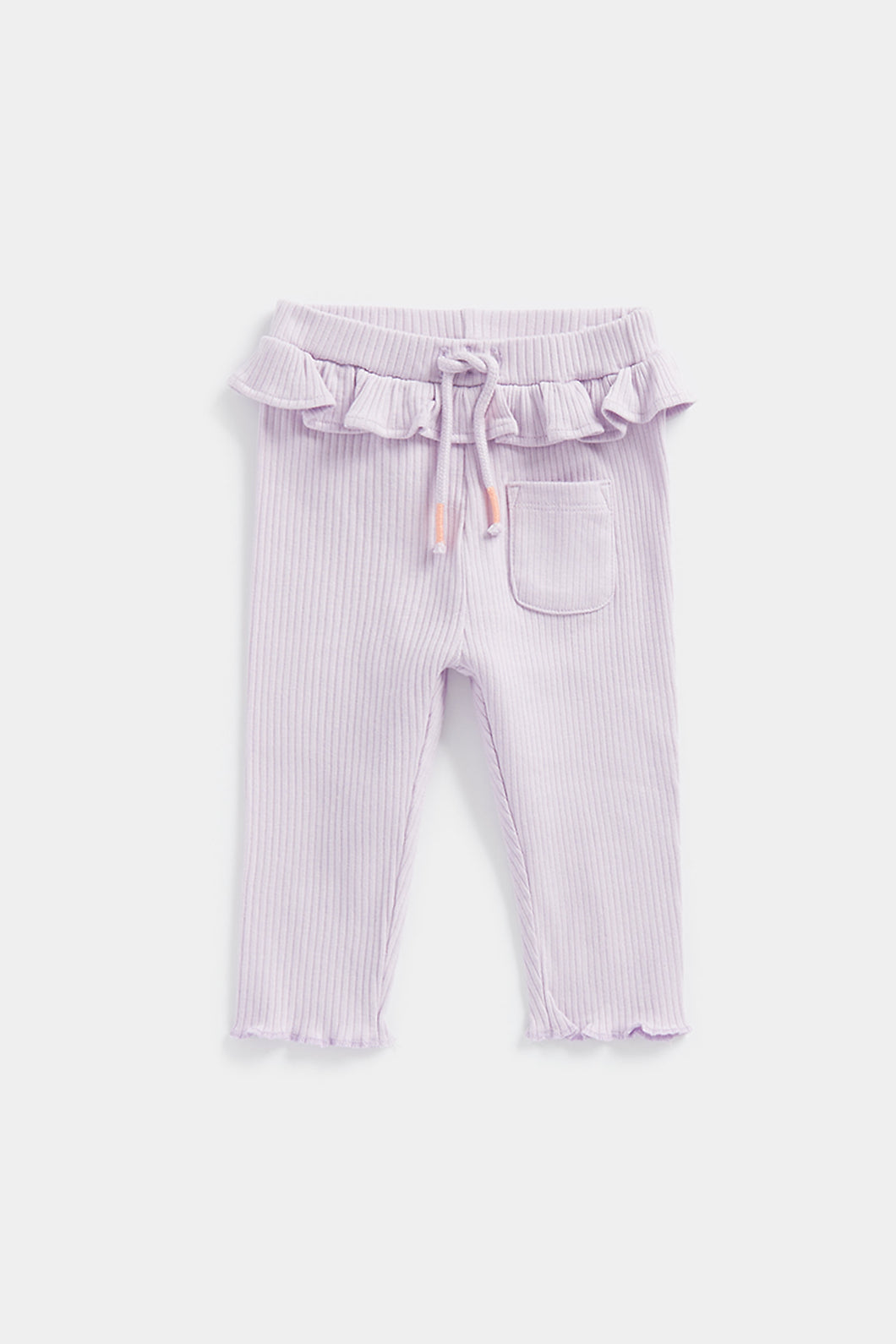 Mothercare Lilac Ribbed Leggings