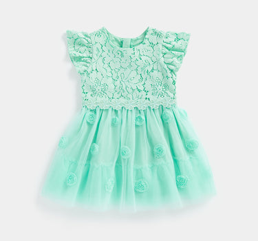 Mothercare Blue Lace Dress