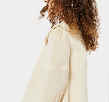 Mothercare Broderie Collar Blouse