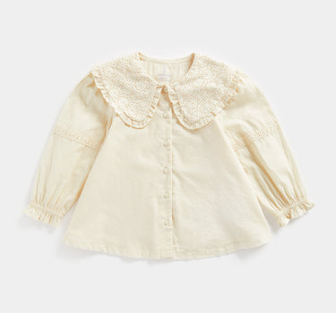 Mothercare Broderie Collar Blouse