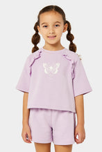 Load image into Gallery viewer, Mothercare Butterfly Top And Short Set
