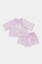 Load image into Gallery viewer, Mothercare Butterfly Top And Short Set

