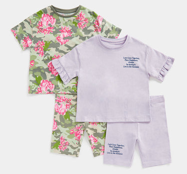 Mothercare Botanical T-Shirt and Short Sets