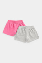 Load image into Gallery viewer, Mothercare Pink And Grey Jersey Shorts - 2 Pack
