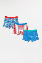 Load image into Gallery viewer, Mothercare Football Trunk Briefs - 3 Pack
