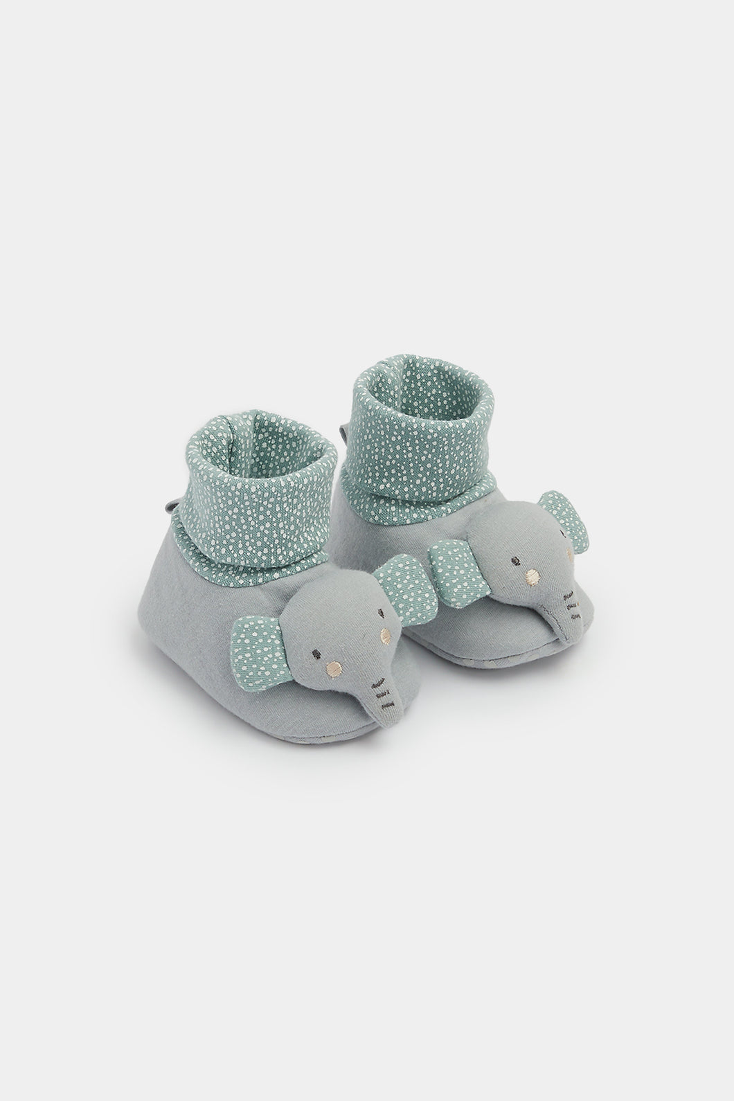 Mothercare Elephant Rattle Sock-Top Booties