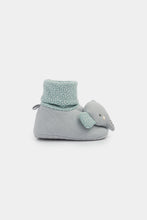 Load image into Gallery viewer, Mothercare Elephant Rattle Sock-Top Booties
