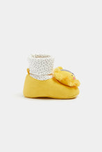 Load image into Gallery viewer, Mothercare Lion Rattle Sock-Top Booties
