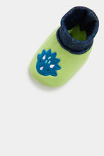 Load image into Gallery viewer, Mothercare Dino Sock-Top Baby Booties
