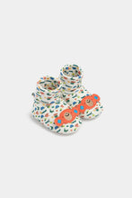 Load image into Gallery viewer, Mothercare Monkey Sock-Top Baby Booties
