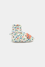 Load image into Gallery viewer, Mothercare Monkey Sock-Top Baby Booties
