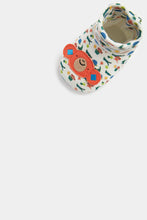 Load image into Gallery viewer, Mothercare Monkey Sock-Top Baby Booties
