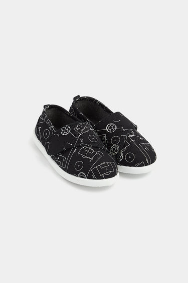 Mothercare Football Canvas Shoes