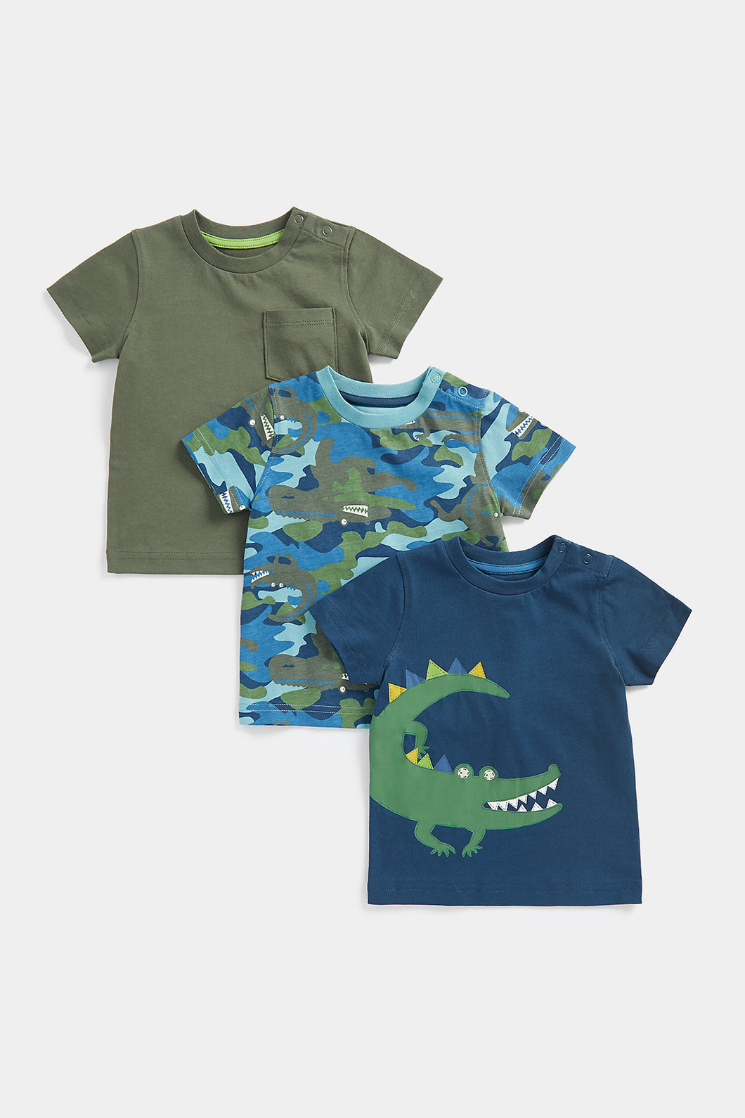 Mothercare Crocodile T-Shirts - 3 Pack