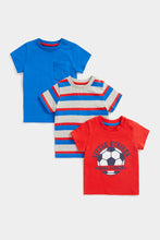Load image into Gallery viewer, Mothercare Striker T-Shirts - 3 Pack
