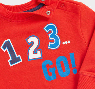 Mothercare Sweat Top and Zip-Up Hoody Set