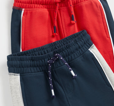 Mothercare Red and Navy Sporty Jogger - 2 Pack
