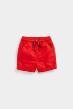 Load image into Gallery viewer, Mothercare Red Poplin Shorts
