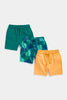 Mothercare Jungle Jersey Shorts - 3 Pack