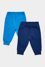 Load image into Gallery viewer, Mothercare Rhino and Blue Joggers - 2 Pack
