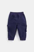 Load image into Gallery viewer, Mothercare Navy Cargo Trousers
