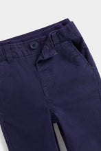 Load image into Gallery viewer, Mothercare Navy Chino Trousers
