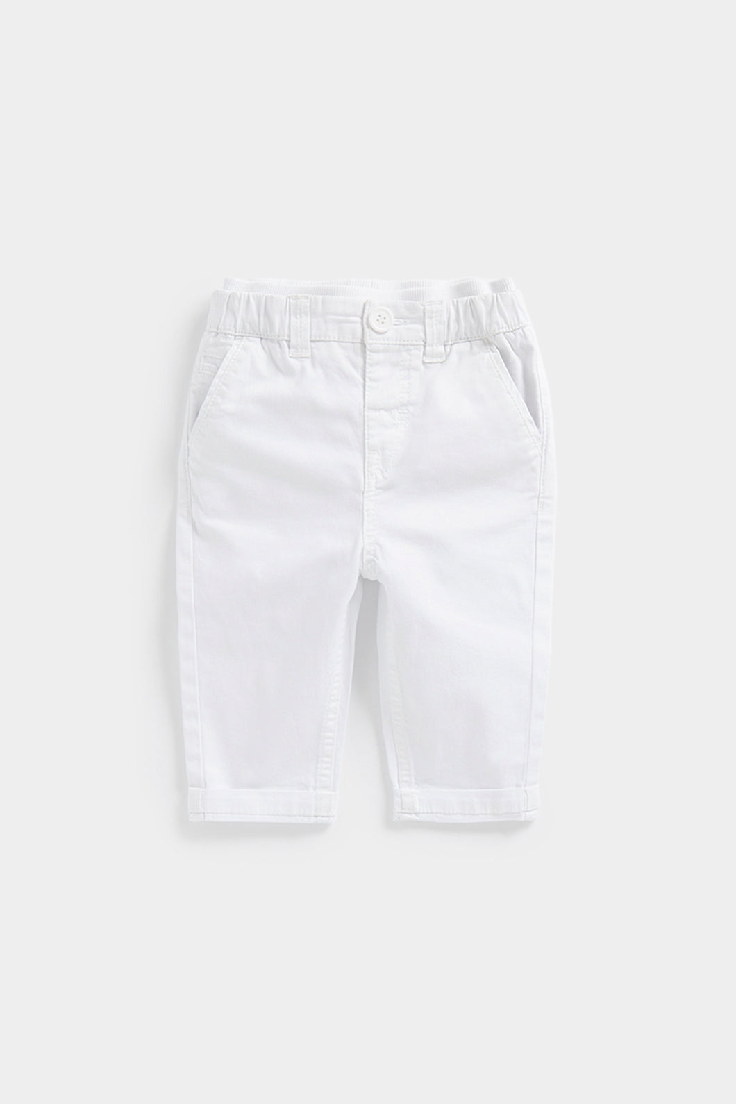 Mothercare White Chino Trousers